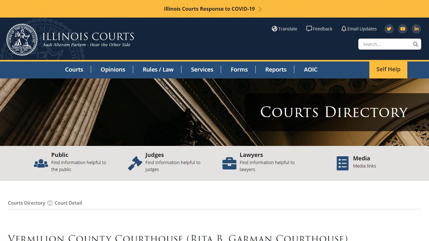 Vermilion County Courthouse (Rita B. Garman Courthouse)